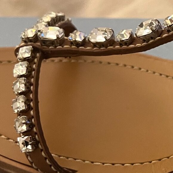 Prada Crystal Embellished Summer Sandals - Picture 2 of 5